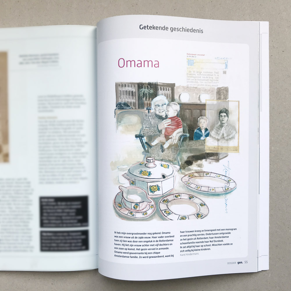 Werk 'GEN-magazine': Omama
