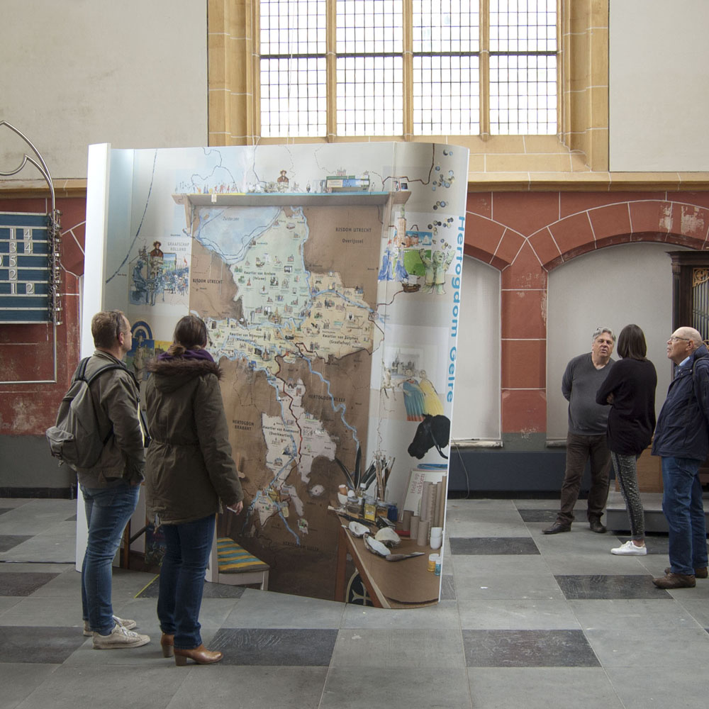 Werk 'Vier kerken, een verhaal': Walburgiskerk in Zutphen