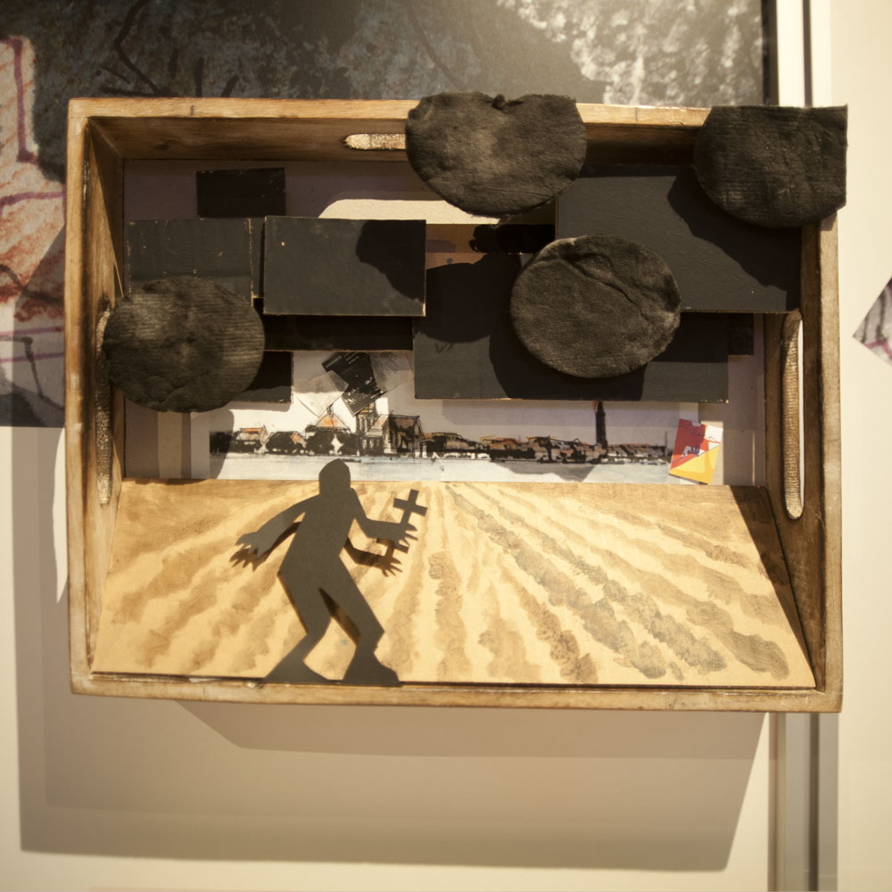 Werk 'Kind van de Vrijheid': Diorama Hubert Meenen