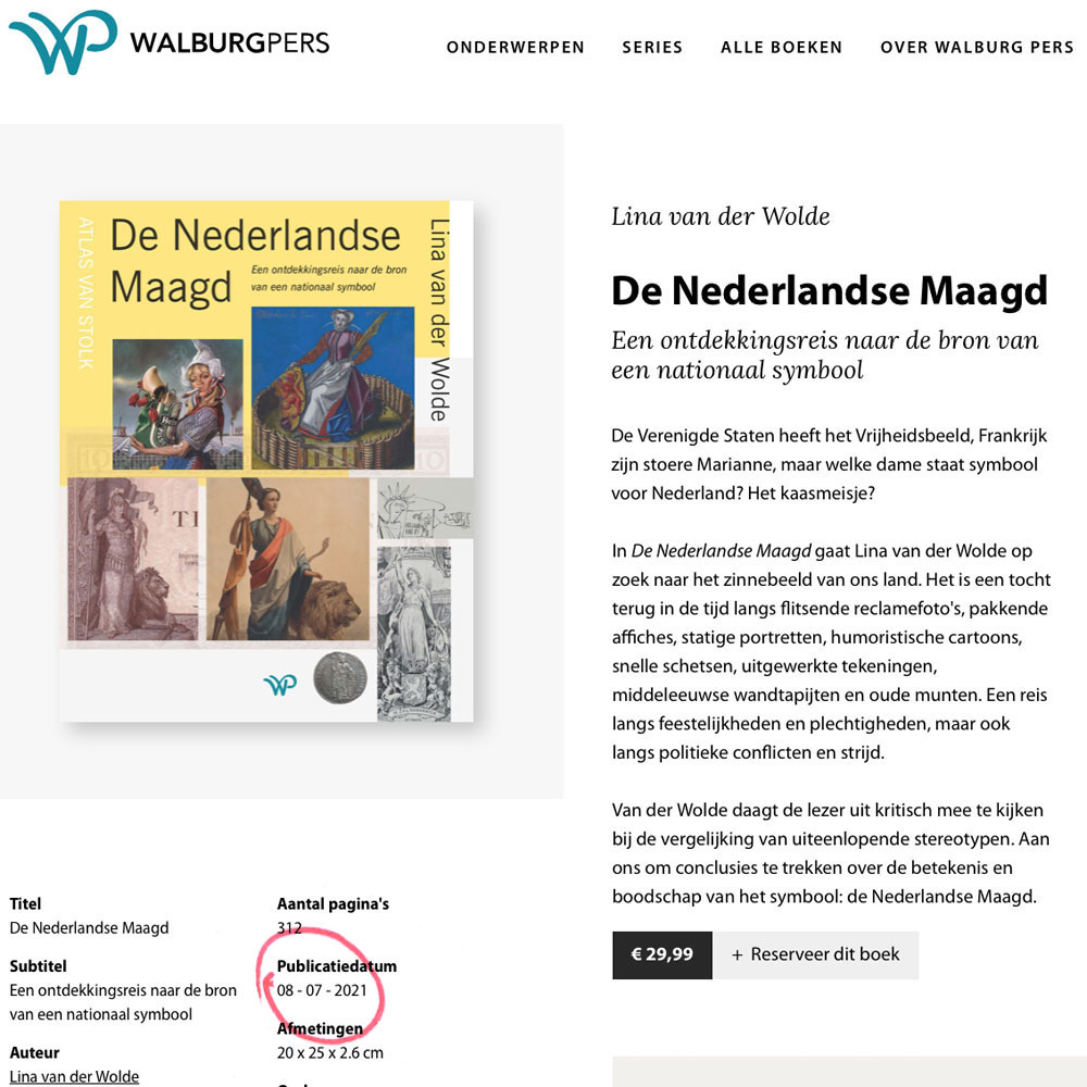 Werk 'De Nederlandse Maagd': De Nederlandse Maagd